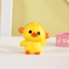 Factory direct supply of new type of small yellow duck hyaluronic acid duck cute three-dimensional decorative items, desktop decoration items, resin ornaments Specification image